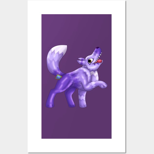 Mallowolf: Purple Wall Art by spyroid101